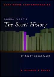 Donna Tartt's The secret history by Tracy Hargreaves
