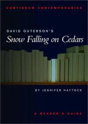 David Guterson's Snow falling on cedars by Jennifer Anne Haytock