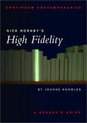 Cover of: Nick Hornby's High fidelity: a reader's guide