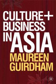 Cover of: Culture and Business in Asia (0)