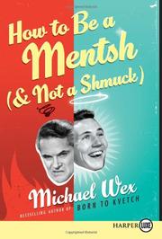Cover of: How to Be a Mentsh (and Not a Shmuck) LP by Michael Wex
