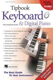 Cover of: Tipbook keyboard and digital piano