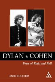 Cover of: Dylan and Cohen: Poets of Rock and Roll