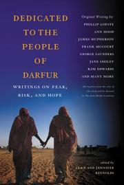 Cover of: Dedicated to the people of Darfur: writings on fear, risk, and hope