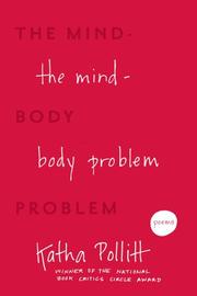 Cover of: The mind-body problem: and other poems