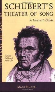 Cover of: Schubert's theater of song: a listener's guide