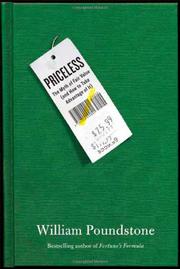 Cover of: Priceless by William Poundstone
