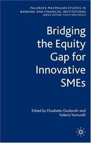 Cover of: Bridging the equity gap for innovative SMEs