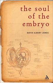 Cover of: The Soul of the Embryo by David Albert Jones