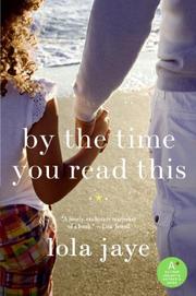 Cover of: By the time you read this