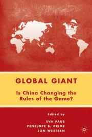 Cover of: Global giants: is China changing the rules of the game?