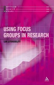 Using focus groups in research by Lia Litosseliti