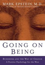Cover of: Going on Being by Mark Epstein