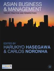 Cover of: Asian business & management: theory, practice and perspectives