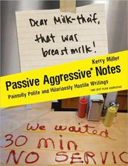 Cover of: Passive Aggressive Notes
