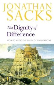 Cover of: Dignity of Difference by Jonathan Sacks