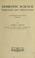 Cover of: Domestic science, principles and application