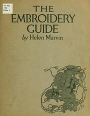 Cover of: The embroidery guide by Helen Marvin