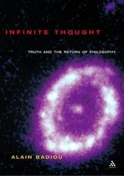 Cover of: Infinite Thought: Truth And The Return To Philosophy