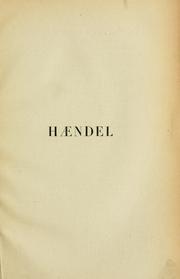 Cover of: Haendel by Romain Rolland