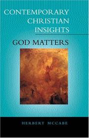 Cover of: God Matters (Continuum Icons)