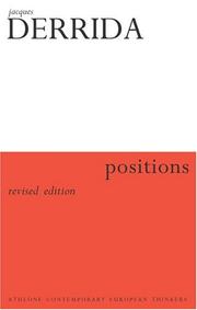 Cover of: Positions (Question What You Thought Before)