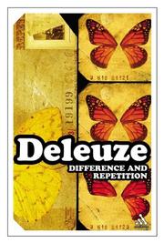 Cover of: Difference and Repetition (Continuum Impacts) by Gilles Deleuze, Paul Patton