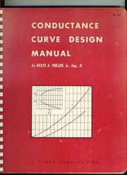 Cover of: Conductance curve design manual.
