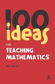 Cover of: 100 Ideas: for Teaching Mathematics (Continuum One Hundreds)