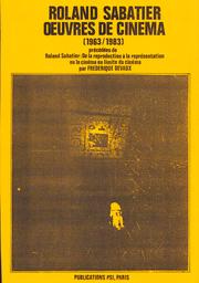 Cover of: ŒUVRES DE CINEMA by Roland Sabatier