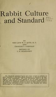Cover of: Rabbit culture and standard