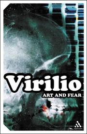 Cover of: Art And Fear (Continuum Impacts) by Paul Virilio