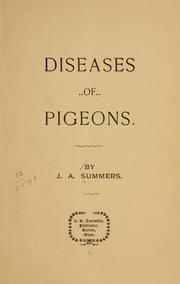 Cover of: Diseases of pigeons.