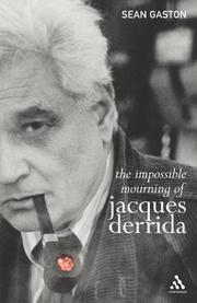 Cover of: The Impossible Mourning of Jacques Derrida