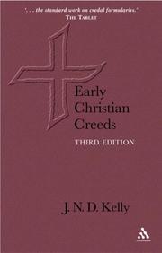 Cover of: Early Christian Creeds by J. N. D. Kelly