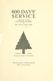 Cover of: 600 days' service by Harold H. Burton