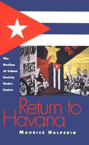 Cover of: Return to Havana by Maurice Halperin