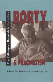 Cover of: Rorty & Pragmatism by Herman J. Saatkamp