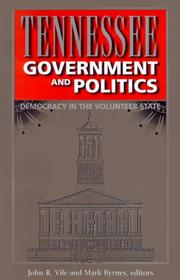 Cover of: Tennessee Government and Politics by 