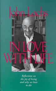 Cover of: In love with life | John Lachs