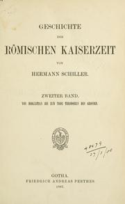 Cover of: Geschichte der römischen Kaiserzeit.: Zweiter Band. Von Diokletian bis zum Tode Theodosius des Grossen