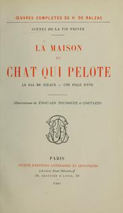 Cover of: La maison du chat qui pelote by Honoré de Balzac