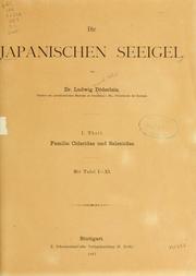 Cover of: Die  japanischen Seeigel