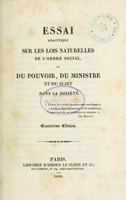 Cover of: Oeuvres. by Louis Gabriel Ambroise de Bonald