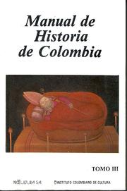 Cover of: Manual de historia de Colombia