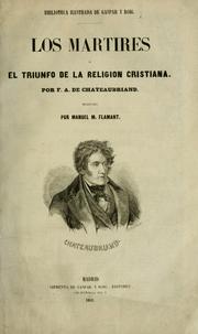 Cover of:  martires o el triunfor de la religion cristina