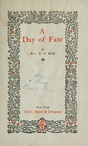Cover of: A day of fate.