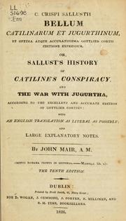 Cover of: Bellum Catilinarum et Jugurthinum