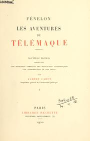 Cover of: Les aventures de Télémaque by François de Salignac de La Mothe-Fénelon