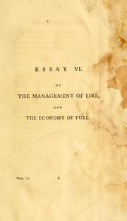 Cover of: Essays, political, economical, and philosophical